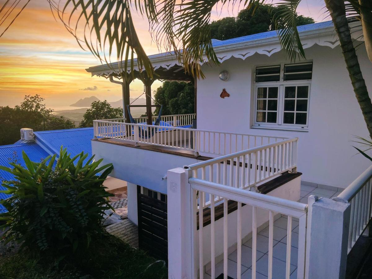 Villa Iguana, Duplex Paisible, Vue Magnifique Mer Et Rocher Du Diamant, Piscine Sainte-Luce Exteriér fotografie